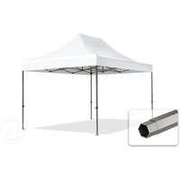 TOOLPORT 3x4,5m Stahl Faltpavillon, ohne Seitenteile, weiß - (600059) Unkategorisiert online kaufen