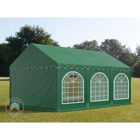 TOOLPORT 3x6m Partyzelt, PVC-Plane, dunkelgrün, mit Bodenrahmen - (7234) Unkategorisiert online kaufen
