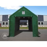 TOOLPORT 5x10m Zelthalle, PRIMEtex-Plane, dunkelgrün, mit Statik (Betonuntergrund) - (48843) Unkategorisiert online kaufen