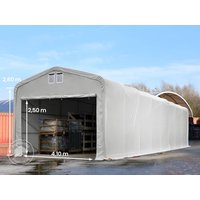TOOLPORT 5x20m Zelthalle, PVC-Plane, grau, mit Statik (Erduntergrund) - (49400) Unkategorisiert online kaufen TOOLPORT 5x20m Zelthalle, PVC-Plane, grau, mit Statik (Erduntergrund) - (49400) Unkategorisiert online kaufen