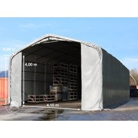 TOOLPORT 6x12m Zelthalle, PRIMEtex-Plane, grau, mit Statik (Betonuntergrund) - (49452) Unkategorisiert online kaufen