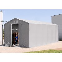 TOOLPORT 6x12m Zelthalle, PVC-Plane, grau, ohne Statik - (79922) Unkategorisiert online kaufen