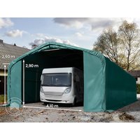 TOOLPORT 6x24m Zeltgarage, PRIMEtex-Plane, dunkelgrün, mit Statik (Betonuntergrund) - (99441) Unkategorisiert online kaufen