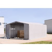 TOOLPORT 8x10m Zelthalle, PVC-Plane, grau, ohne Statik - (79938) Unkategorisiert online kaufen