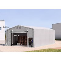 TOOLPORT 8x10m Zelthalle, PVC-Plane, grau, ohne Statik - (79939) Unkategorisiert online kaufen