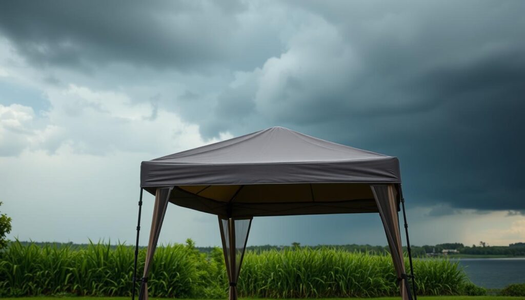 Pop-up-Pavillon Wetterbeständigkeit