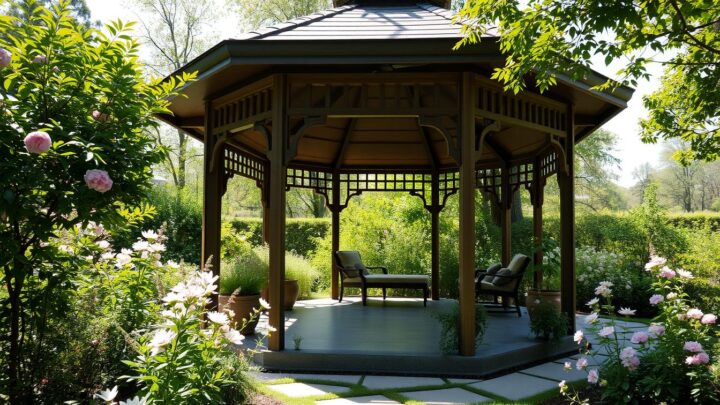 6-Eck-Pavillons für Garten und Terrasse kaufen