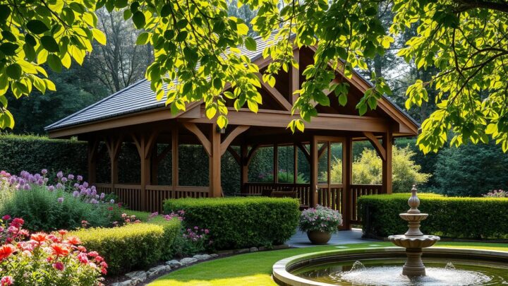 Fjordholz Gartenpavillon – Eleganz für Ihren Garten