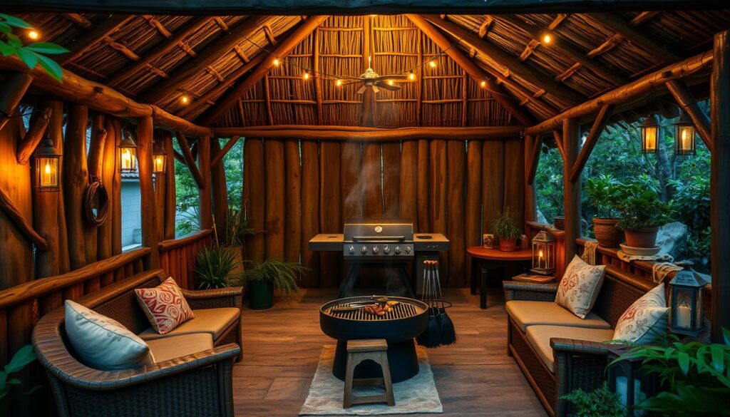 Grillhütte Grundausstattung