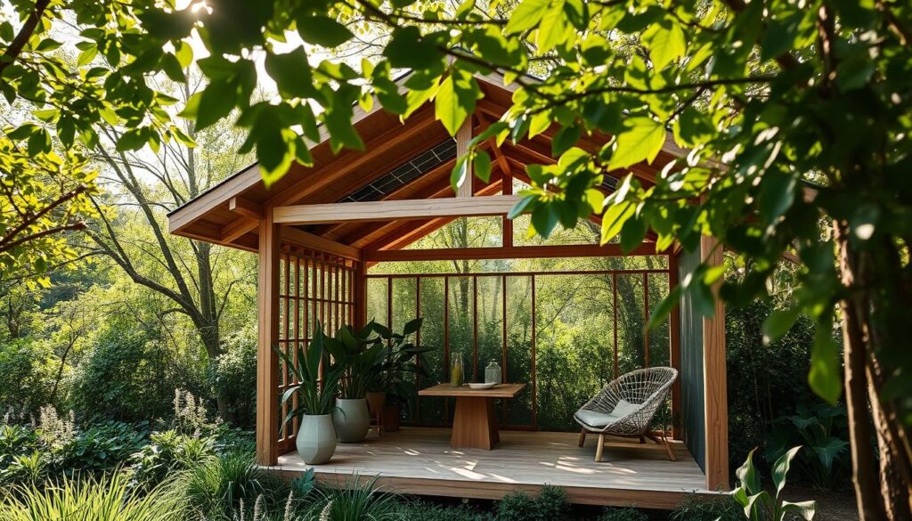 Nachhaltiger Gartenpavillon von Karibu