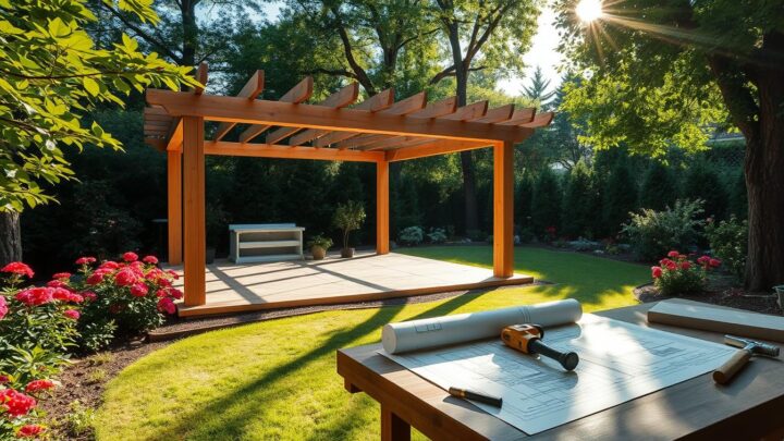 Pavillon selber bauen – DIY Bauanleitung