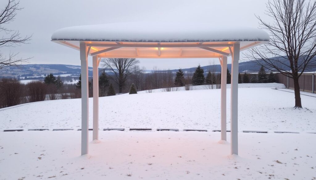 Plastik-Pavillons Winterschutz Plastik-Pavillons Winterschutz