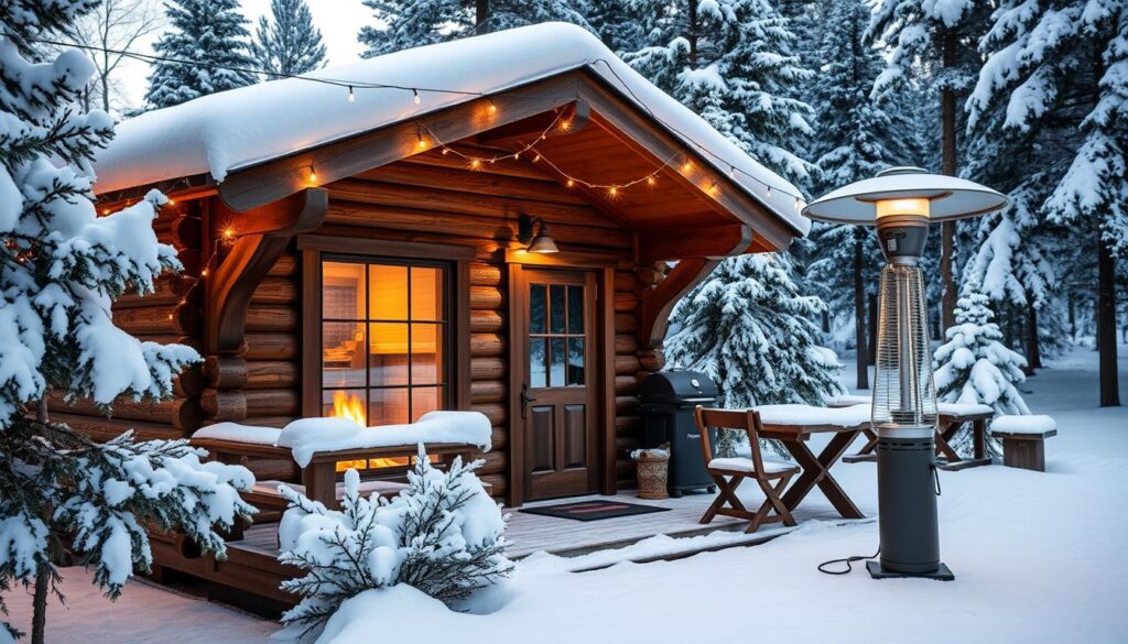 Winterschutz für Grillhütten