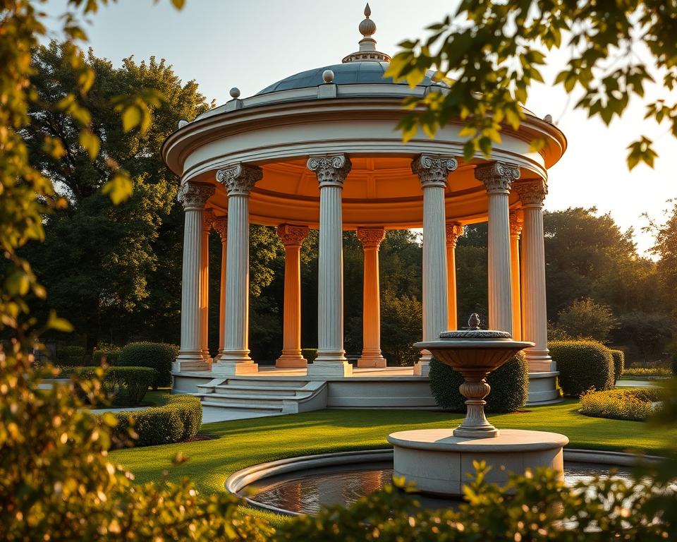 Europäische Gartenpavillon-Architektur Europäische Gartenpavillon-Architektur