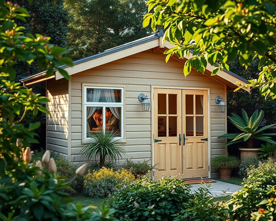 Gartenhaus Isolierung und Wetterschutz