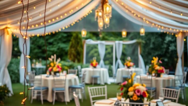 Partyzelt dekorieren: Dein Leitfaden für eine perfekte Feier
