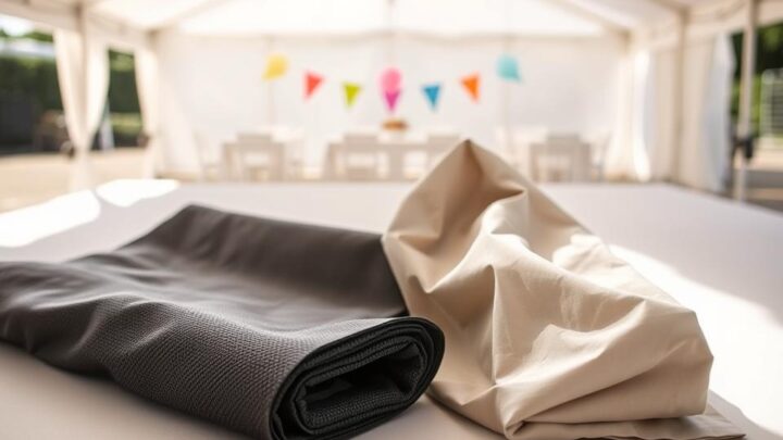 Welche Planenstärke für Ihr Partyzelt?