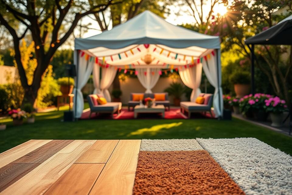 Welchen Boden für Ihr Partyzelt wählen?