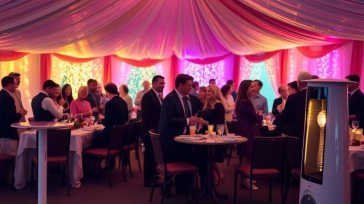 Partyzelt beheizen: So heizt du dein Zelt für deine Gäste