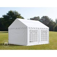 TOOLPORT 3x5m Partyzelt, PVC-Plane, weiß - (2625)