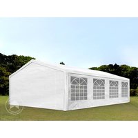 TOOLPORT 5x8m Partyzelt, PE-Plane, weiß - (90108)