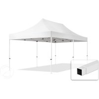 TOOLPORT 3x6m Stahl Faltpavillon, ohne Seitenteile, weiß - (581849)