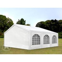 TOOLPORT 5x6m Partyzelt, PE-Plane, weiß - (91114)