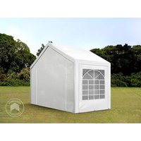 TOOLPORT 3x2m Partyzelt, PE-Plane, weiß - (90111)