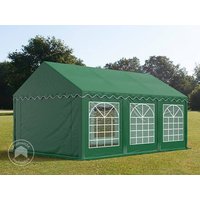 TOOLPORT 3x6m Partyzelt, PVC-Plane, dunkelgrün - (6146)