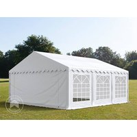 TOOLPORT 5x6m Partyzelt, PVC-Plane, weiß - (6073)