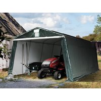 TOOLPORT 3,3x6,2m Zeltgarage, PE-Plane, dunkelgrün - (7820)