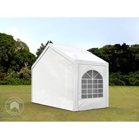TOOLPORT 3x2m Partyzelt, PE-Plane, weiß - (91100)