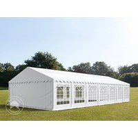 TOOLPORT 6x14m Partyzelt, PVC-Plane, weiß - (5109)