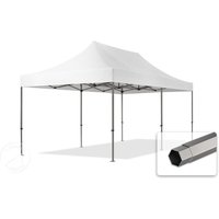 TOOLPORT 3x6m Stahl Faltpavillon, ohne Seitenteile, weiß - (600123)