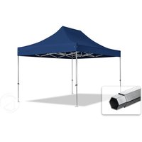 TOOLPORT 3x4,5m Aluminium Faltpavillon, ohne Seitenteile, dunkelblau - (600205)