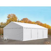 TOOLPORT 5x8 m Lagerzelt, PVC-Plane, weiß - (6113)