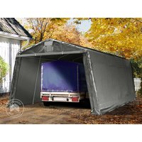 TOOLPORT 3,3x6,2m Zeltgarage, PE-Plane, grau - (8065)