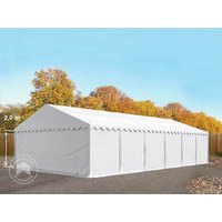 TOOLPORT 6x12 m Lagerzelt, PVC-Plane, weiß - (6177)
