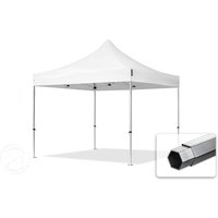 TOOLPORT 3x3m Aluminium Faltpavillon, ohne Seitenteile, weiß - (600133)