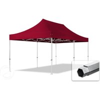 TOOLPORT 3x6m Aluminium Faltpavillon, ohne Seitenteile, rot - (600228)