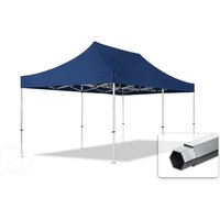 TOOLPORT 3x6m Aluminium Faltpavillon, ohne Seitenteile, dunkelblau - (600229)