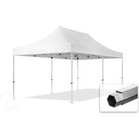 TOOLPORT 3x6m Aluminium Faltpavillon, ohne Seitenteile, weiß - (578683)