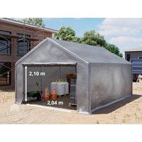 TOOLPORT 3x6m Lagerzelt, PE-Plane, grau - (4771)