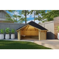 Gartenpavillon Kota “Naya” 4x3m