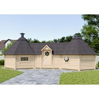 Fjordholz Doppelkota Modell Just  22 m² Rabatt: 26 %