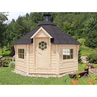 Fjordholz 8-Eck Grillkota Modell Lasse 12,0m² DeLu Rabatt: 26 %