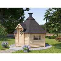 Fjordholz 6-Eck Grillkota Modell Nils 9 m² Rabatt: 26 %