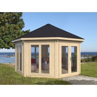 Gartenpavillon Modell Modern 12 m² mit 7 Fenstern Rabatt: 26 %